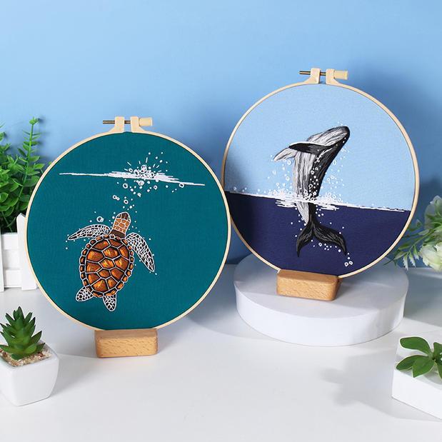 Coastal Pattern Embroidery Starter Kit