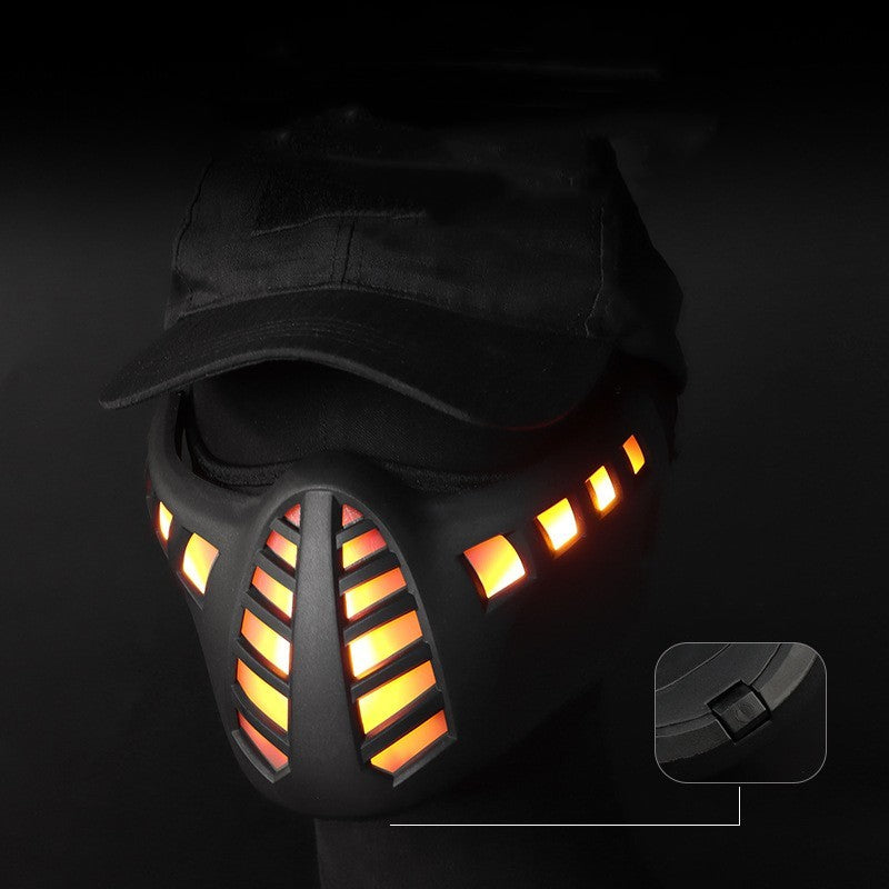 Halloween Carnival LED Half Face Mask