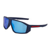 Lenses Color: Matte Brown Blue
