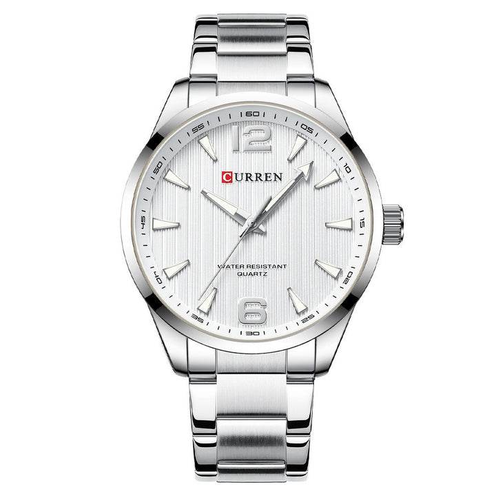 Men's Business Quartz Steel Belt Watch