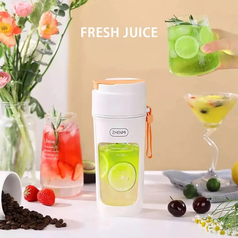 Portable Mini Electric Juicer & Smoothie Blender