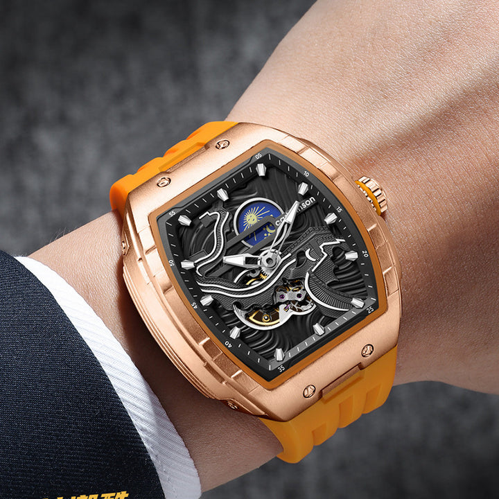 Men's Hollow Automatic Watch Luminous Waterproof Mechanical Watch