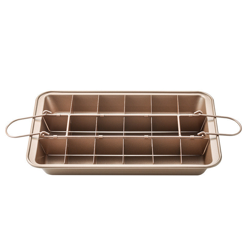 Kitchen Solid Bottom Thickened Square Brownie Pan Home Bakery