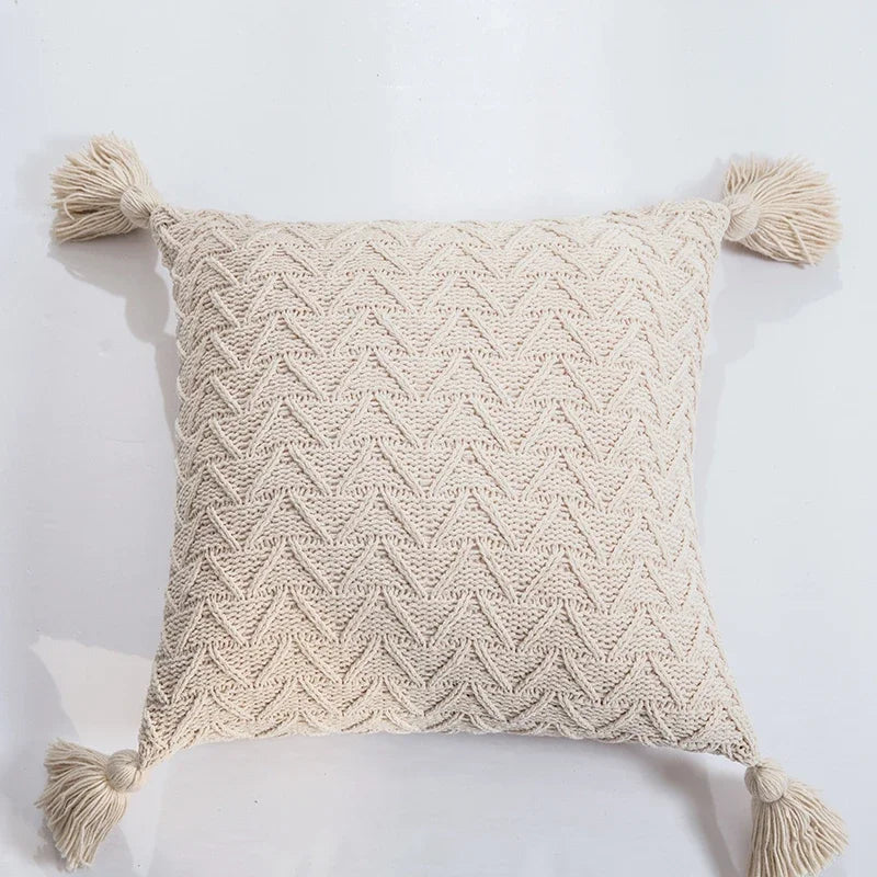 Soft Knit Chenille Cushion Cover 18x18 Inch