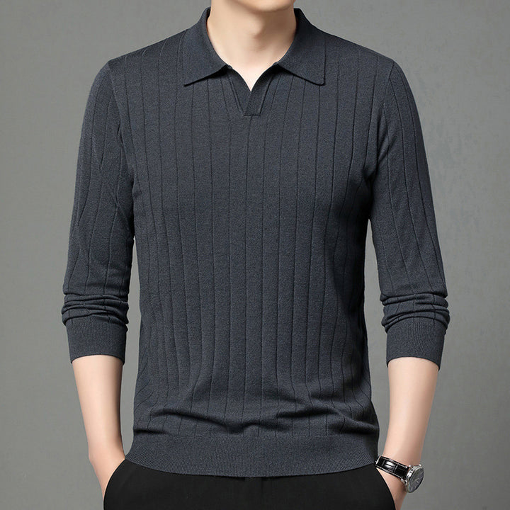 Autumn All-matching Pullover Bottoming Sweater For Men