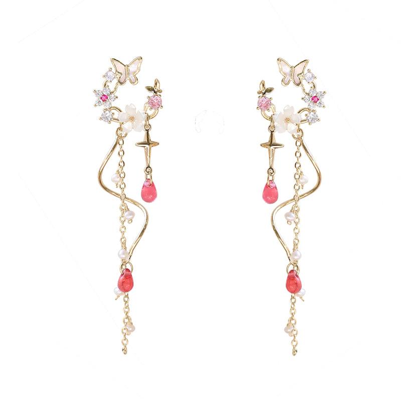 Elegant And Exquisite Color Gilded Earrings - Trendha