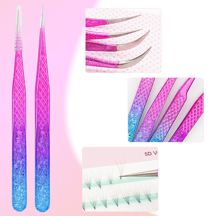 Ice Flower Eyelash Tweezers