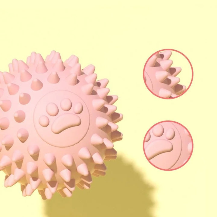 Interactive Rubber Chew Ball for Dogs and Cats