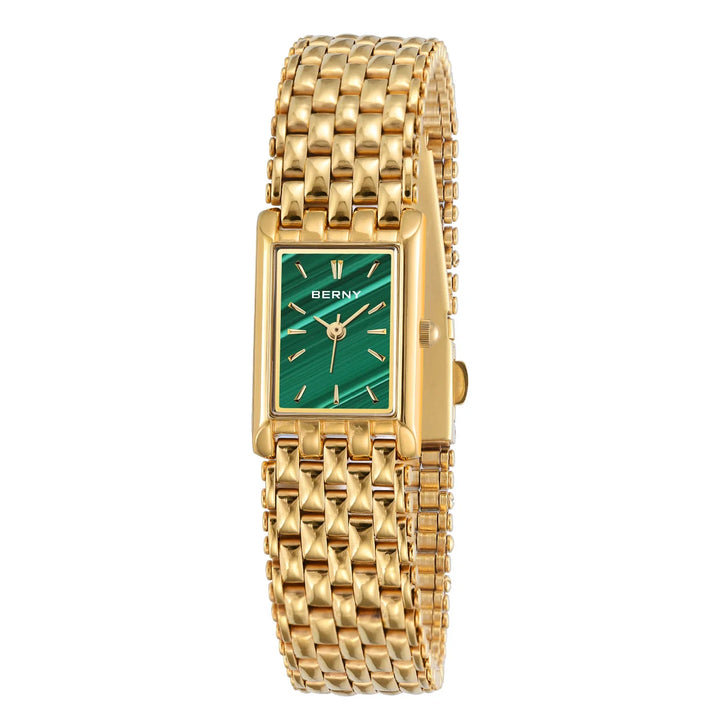 Gold Square Ladies Quartz Watch