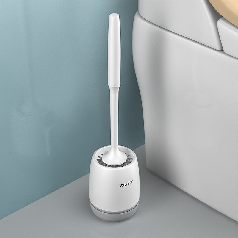 Eco-Friendly Wall-Mounted Silicone Toilet Brush