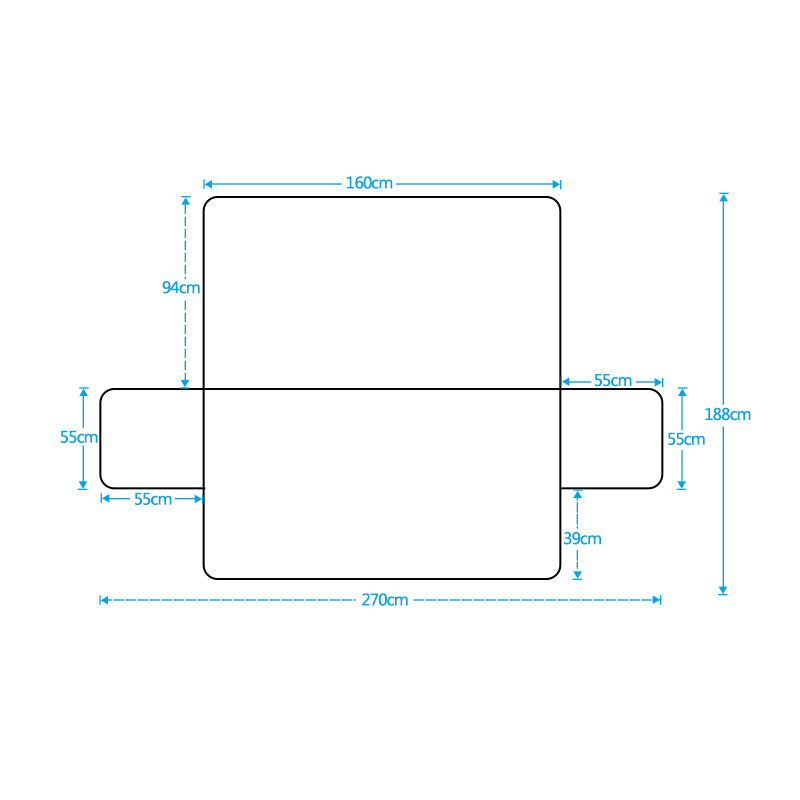 3-Seat Dog Couch Protector Blanket
