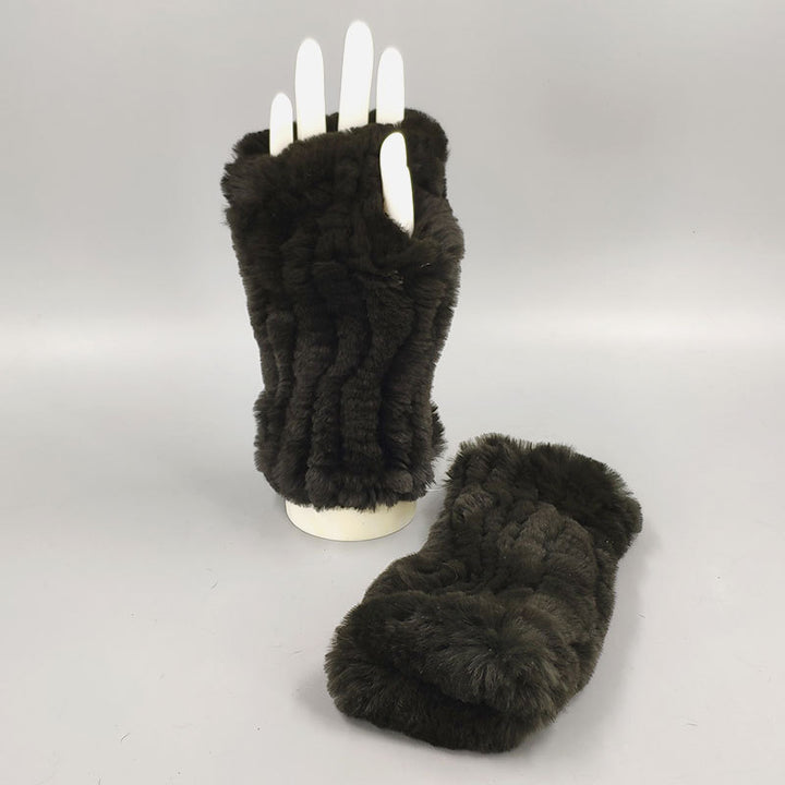 Winter Wristband Mid-length Gloves