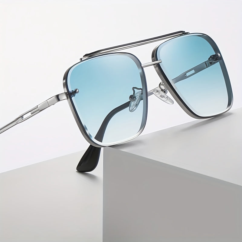 Luxury Gradient Pilot Sunglasses for Men