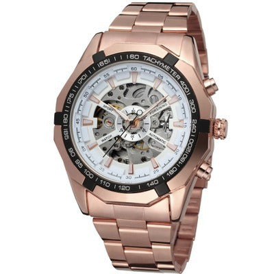 High-end Men's Fashion Gold Casual Automatic Mechanical Watch