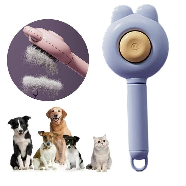 Self-Cleaning Pet Grooming Brush for Cats & Dogs