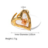 Shape, flower color: Heart, peach
