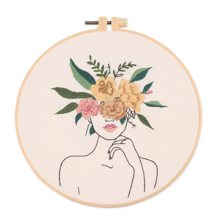 Embroidery Kit for Beginners with Patterns and Instructions