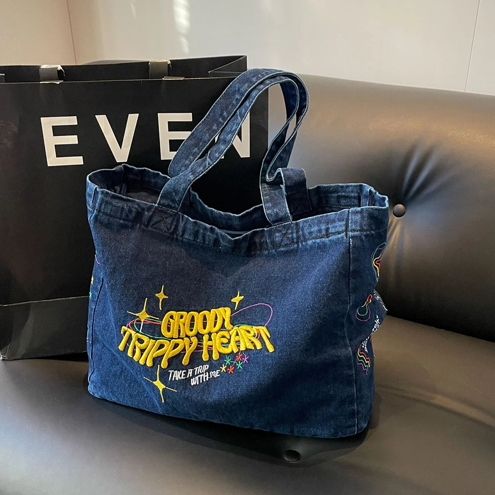 Denim Shoulder Bag