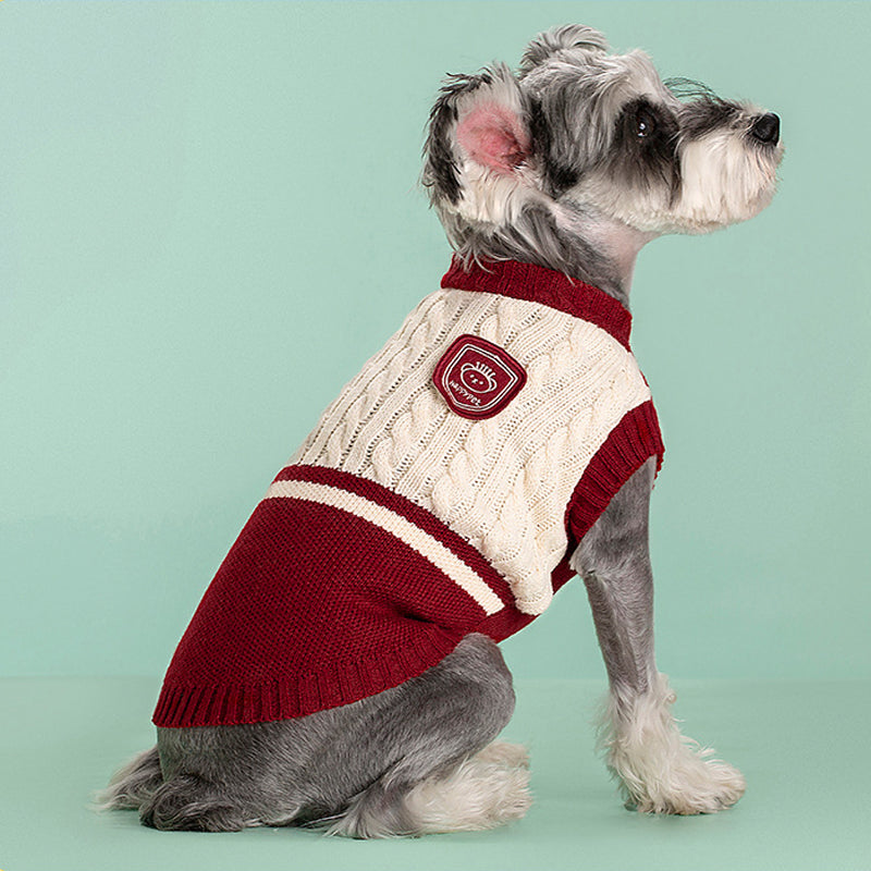 College Style Pet Sweater