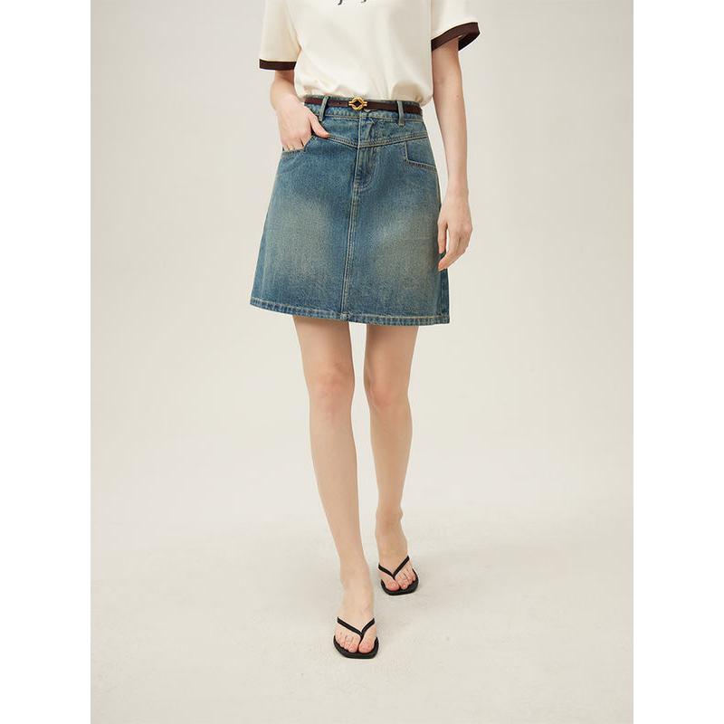 FSLE Academy Style Denim Skirt