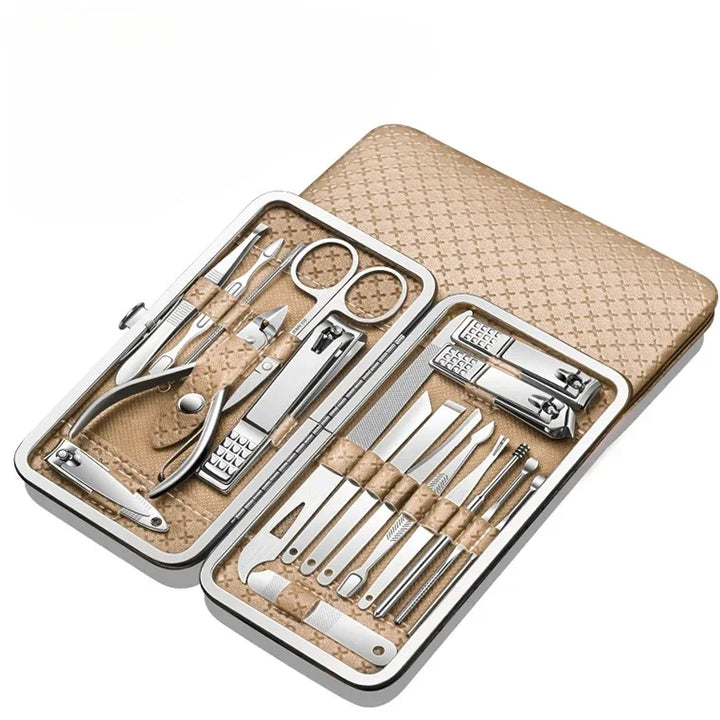 19-Piece Professional Nail Clipper and Grooming Set