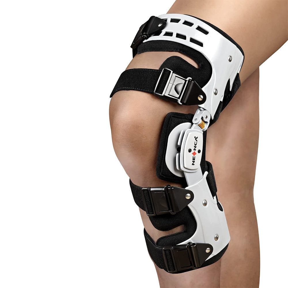 Adjustable ROM Knee Brace Hinged Stabilizer