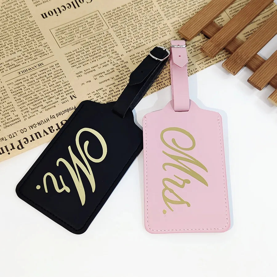 Mr. and Mrs. Couples Luggage Tags