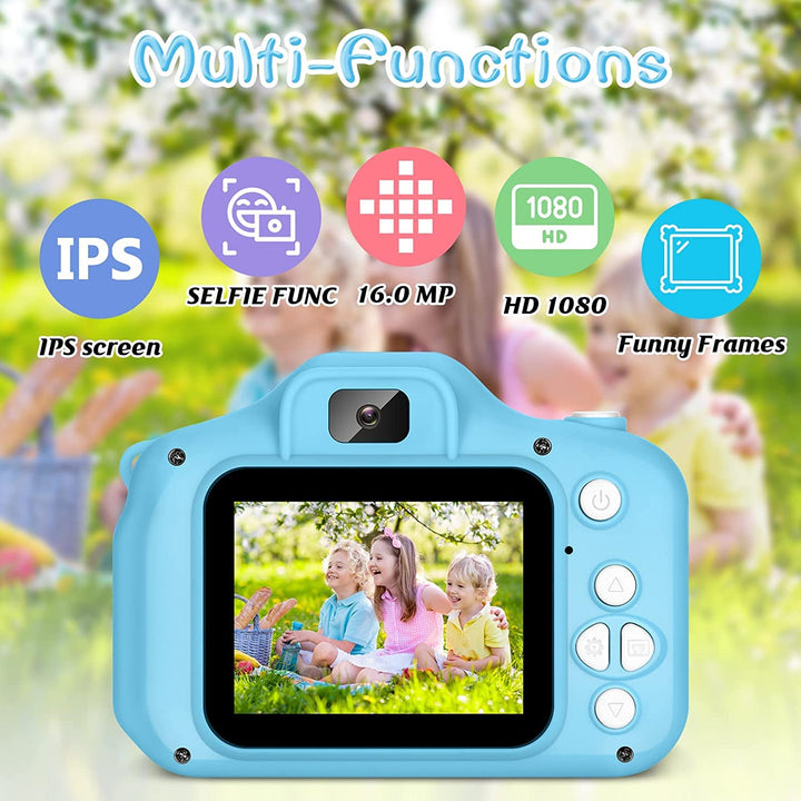 Kids Digital Vintage Camera with 32GB for Outdoor Photography