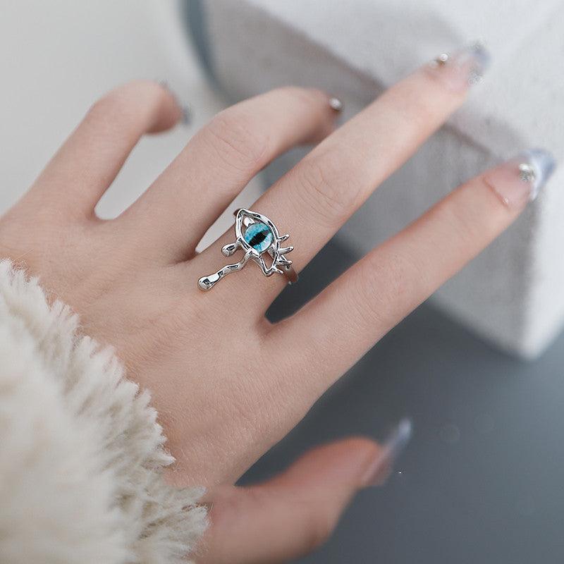 Fashion Devil's Eye Cat Ring Girl - Trendha