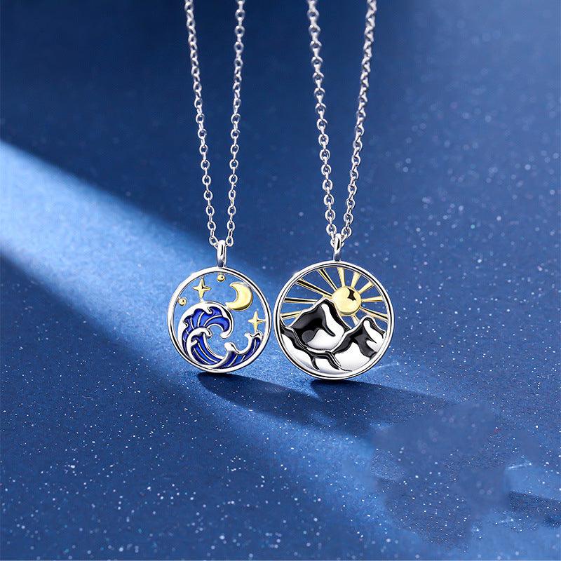 Fashion Sterling Silver Personalized Clavicle Chain - Trendha