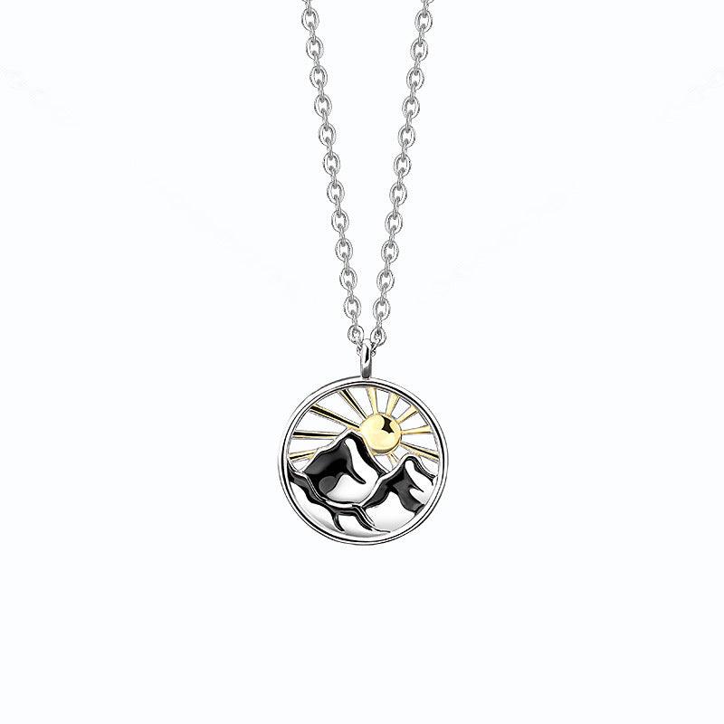 Fashion Sterling Silver Personalized Clavicle Chain - Trendha