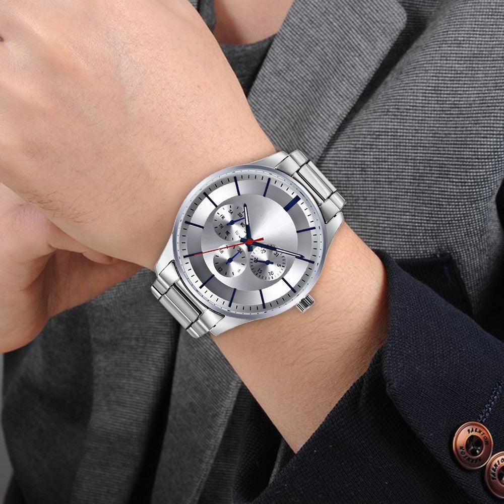Quartz Watch with Decorative Subdials