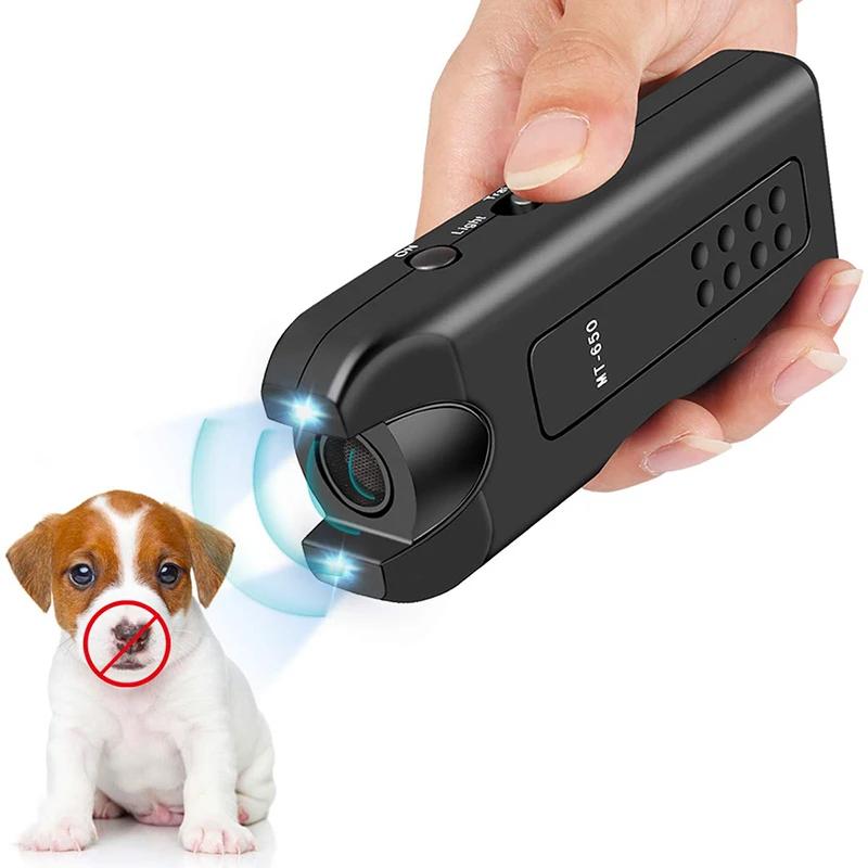 Ultrasonic Dog Repeller and Anti-Bark Training Device with 65ft Range