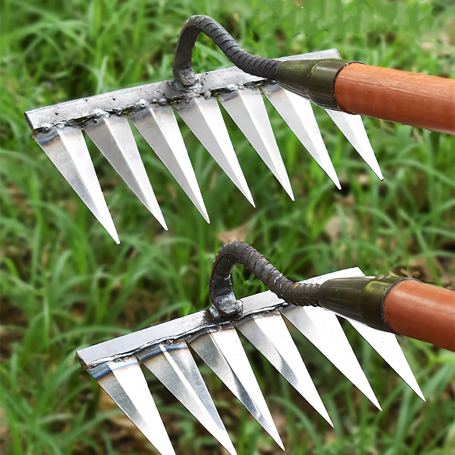 Multi-Tooth Gardening Hoe Head, Handle Not Included