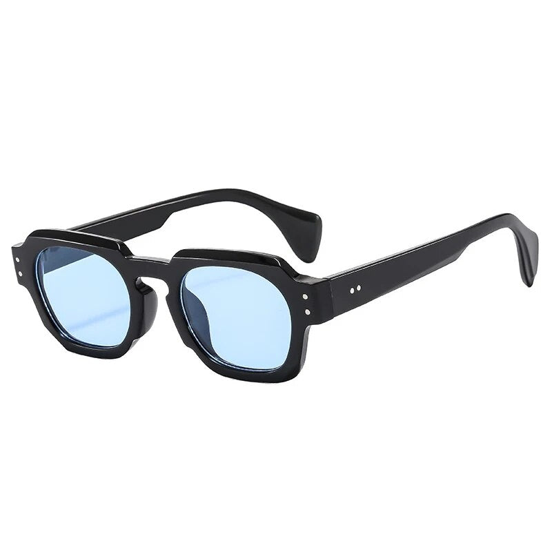 Vintage Square Sunglasses with UV400 Protection