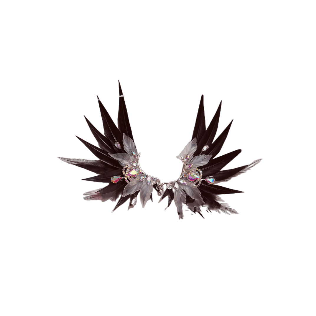 Feather Earrings Angel Wings Jewelry - Trendha