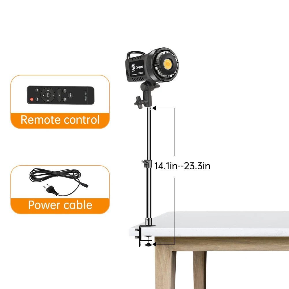100W Daylight-Balanced LED Video Light - Perfect for Softbox, Studio, and Live Streaming