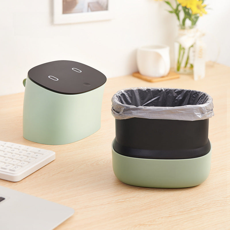 Compact Desktop Trash Bin