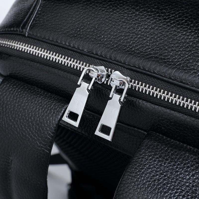 First Layer Cowhide Backpack Men's Business Computer Bag - Trendha
