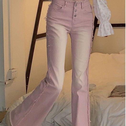 Flared Women's Summer New Slimming High Waist Jeans - Trendha