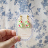 style: A pair of spiral ear clips