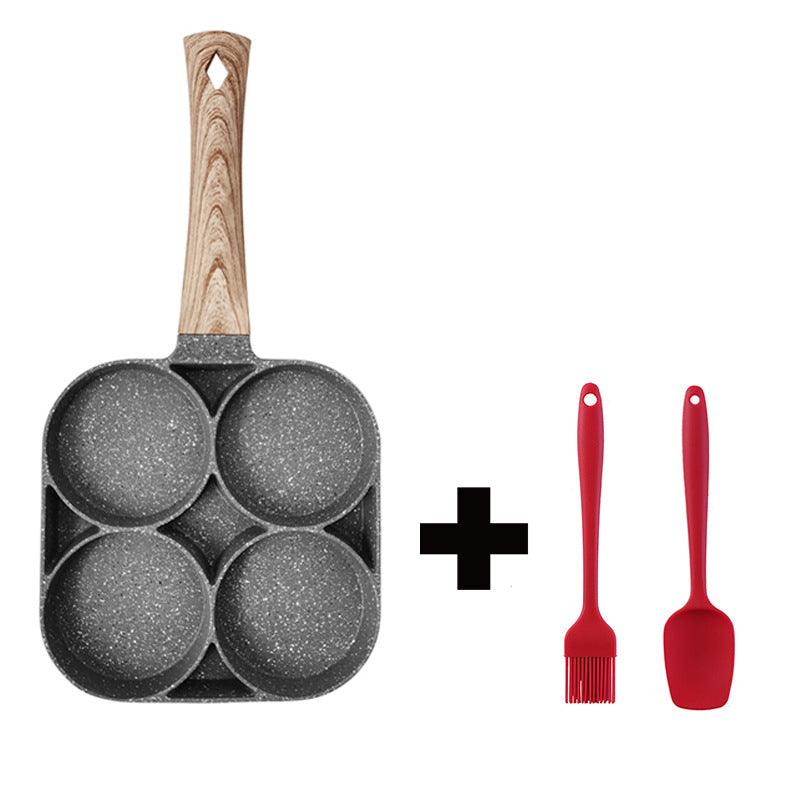 Four Hole Omelette Pan, Non-stick Pan - Trendha