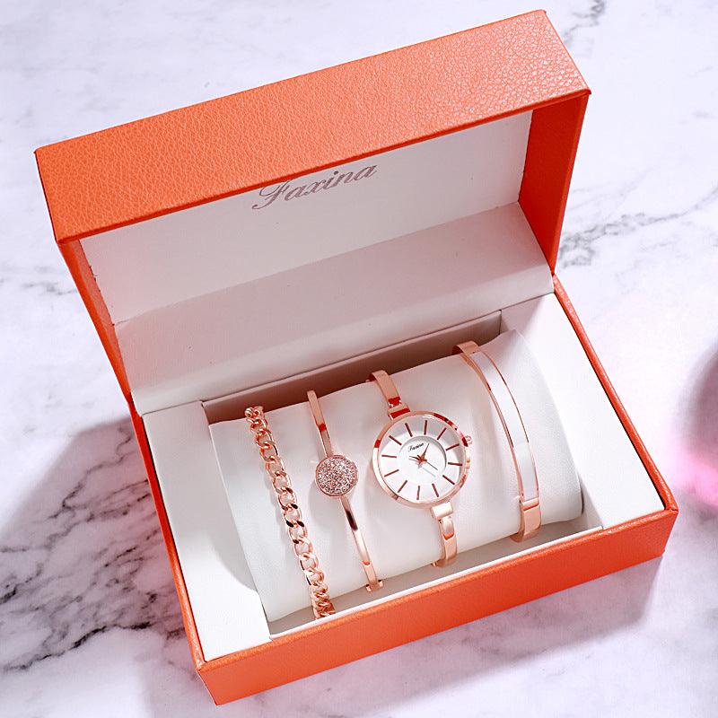 Gift Set Waterproof Quartz Watch Women's Watch - Trendha
