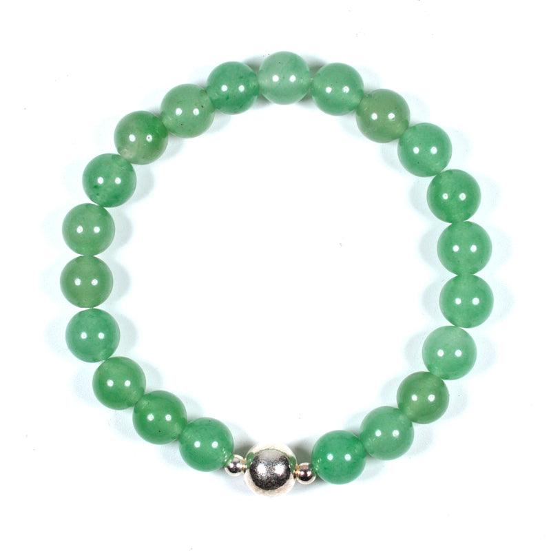 Green Tung Ling Jade Crystal Bracelet - Trendha