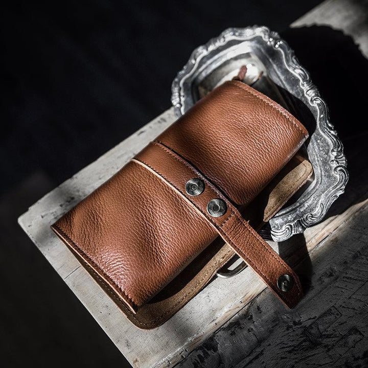 Handmade Leather Practical Vintage Wallet - Trendha