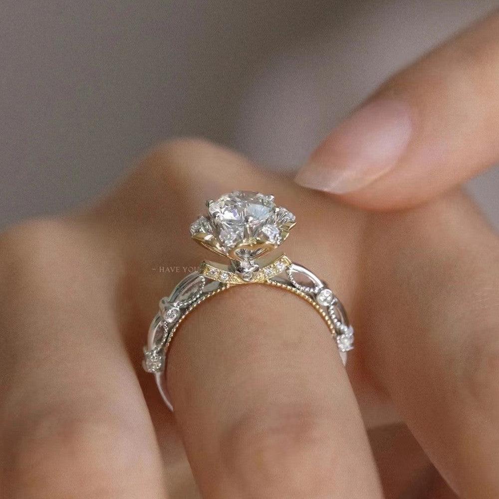 High-clean Mosonite Wedding Ring - Trendha