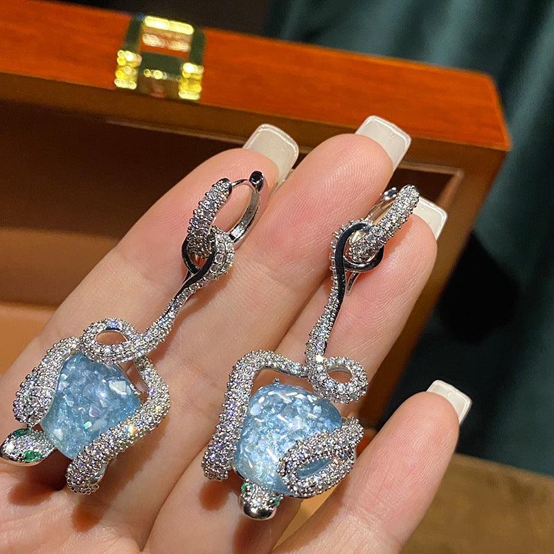 High Grade Sweet Cool Small Crowd Light Luxury Earrings - Trendha
