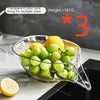 Color: 3pcs Drain Basket Transparent