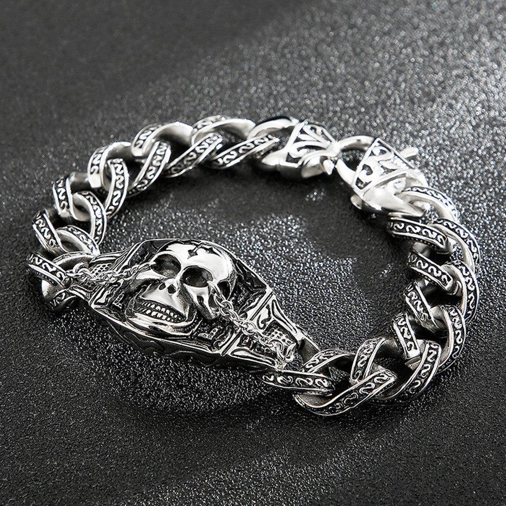 Jewelry Retro Old Creative Personality Stainless Steel Bracelet