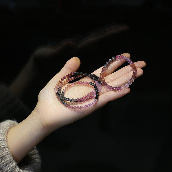 Ladies Fashion Crystal Bead Single Loop Bracelet - Trendha